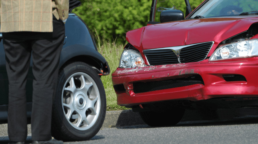 Image of a car accident, Issa Castro Law Firm.