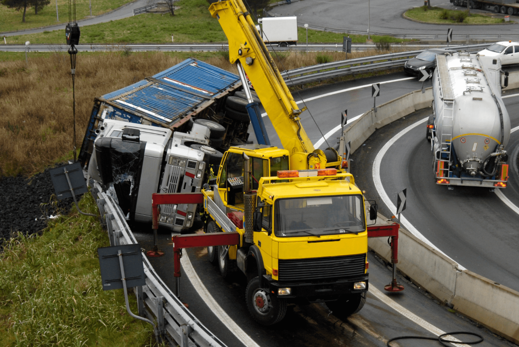 truck Accidents Image of a truck accident in Atlanta, Truck Accident Attorney, Issa Castro Law Firm.