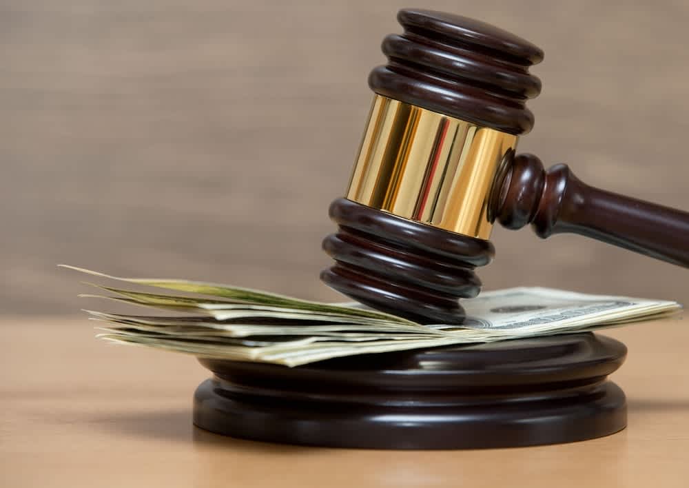 Judges Hammer Judges Hammer with money bills